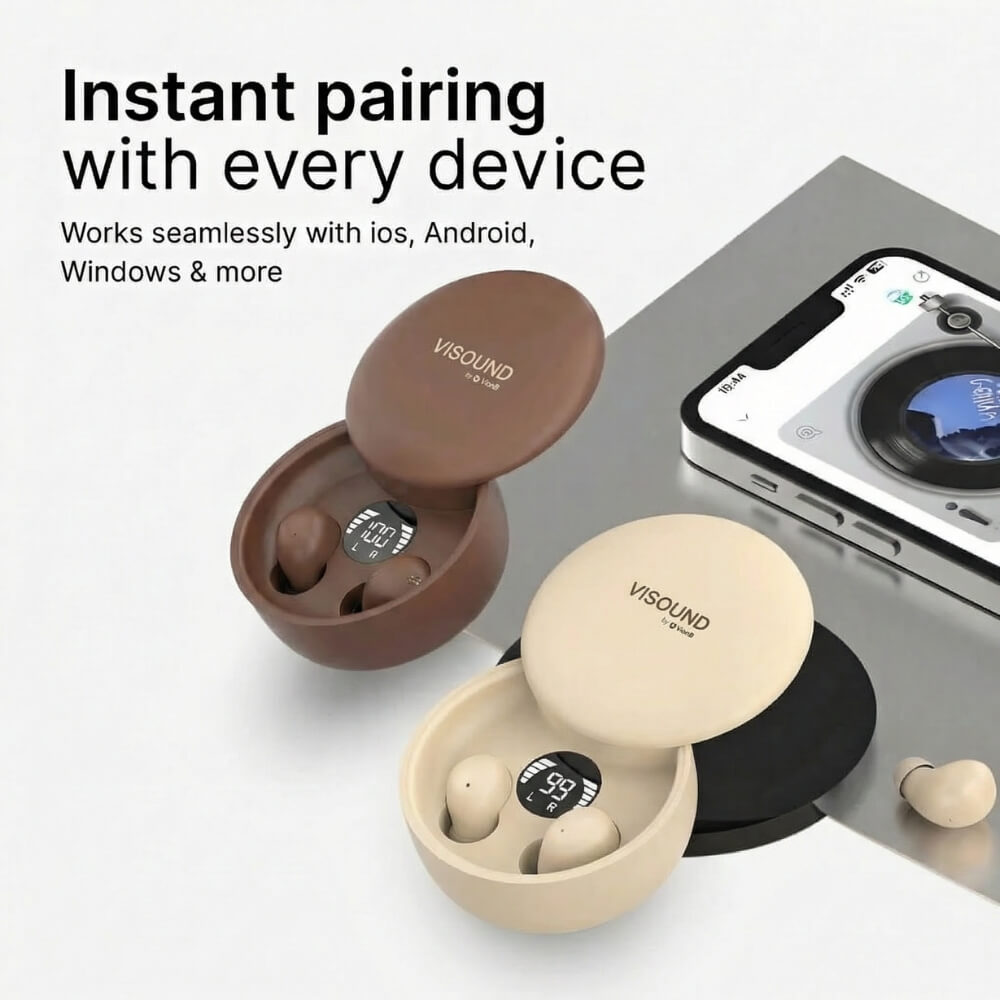 ViSound™ Air - Ultra-Light Earbuds - Skin Tones Edition